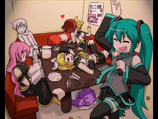 laughxdd) this is how the vocaloid party goes)