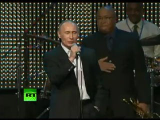 putin is singing